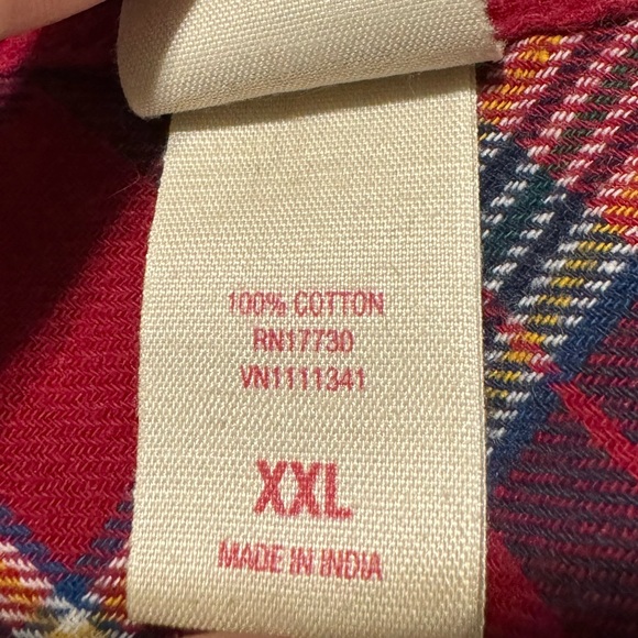 Mossimo Supply Co. Plaid Multicolor Button Down Flannel - Picture 4 of 4